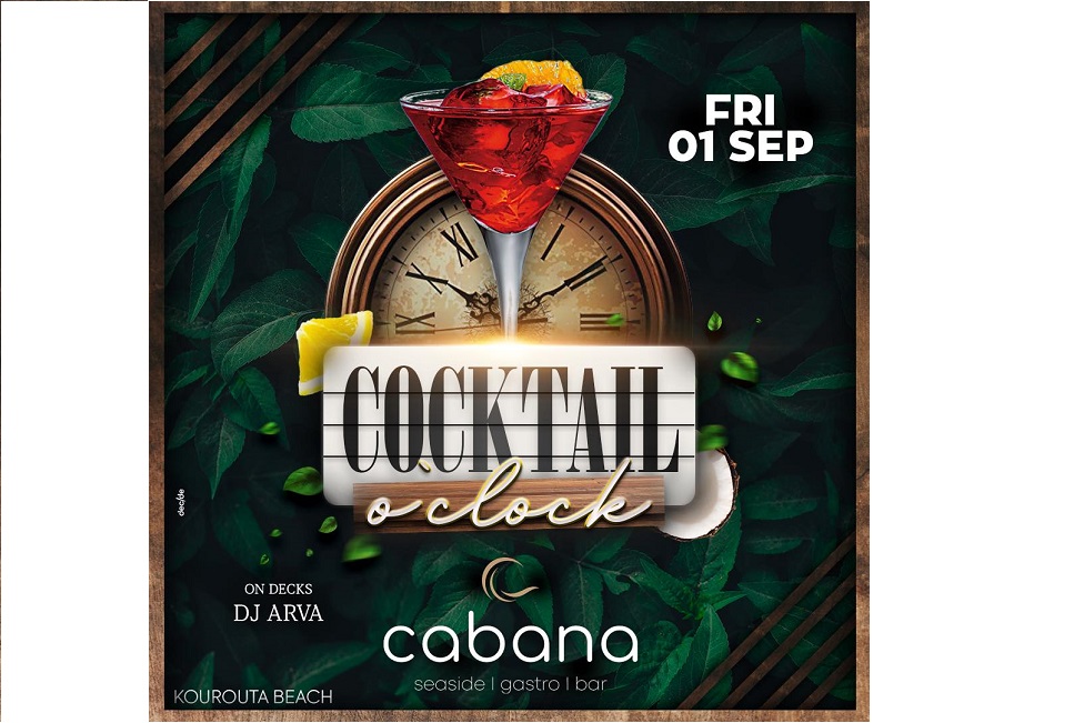 Coctail βραδιά στο Cabana - Seaside Gastro Bar
